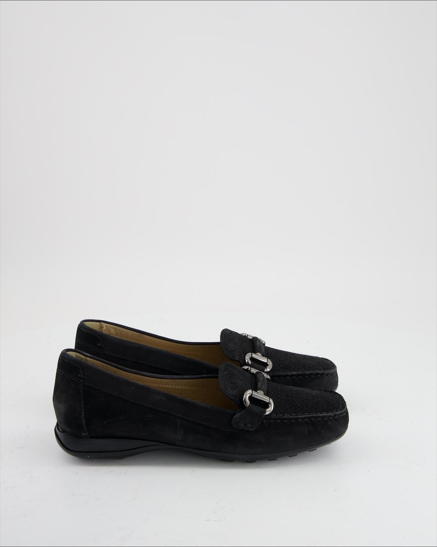 Geox Flats Leather Black Eu 36.5