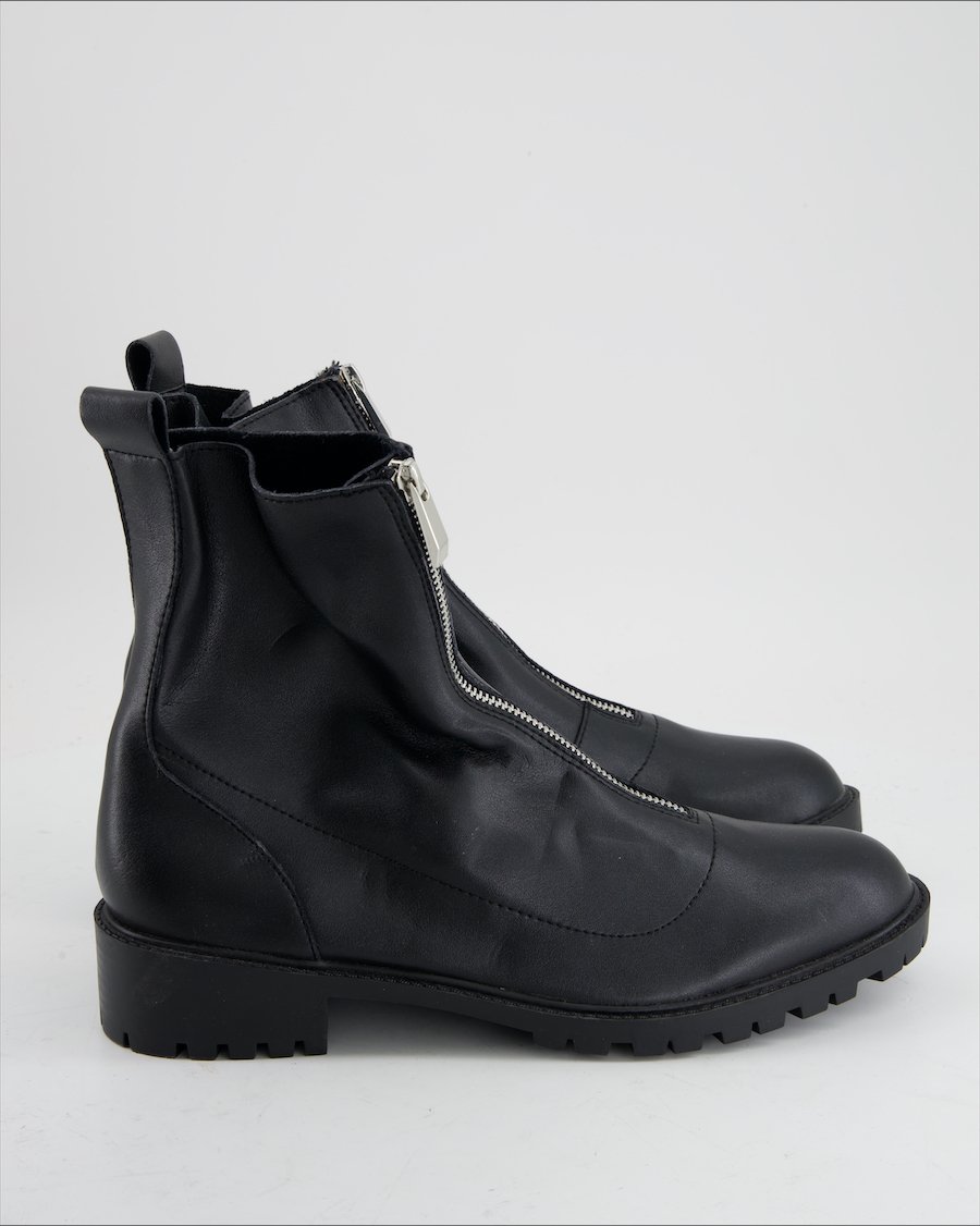 Reserved Ankle Boots Leather Black Eu 41