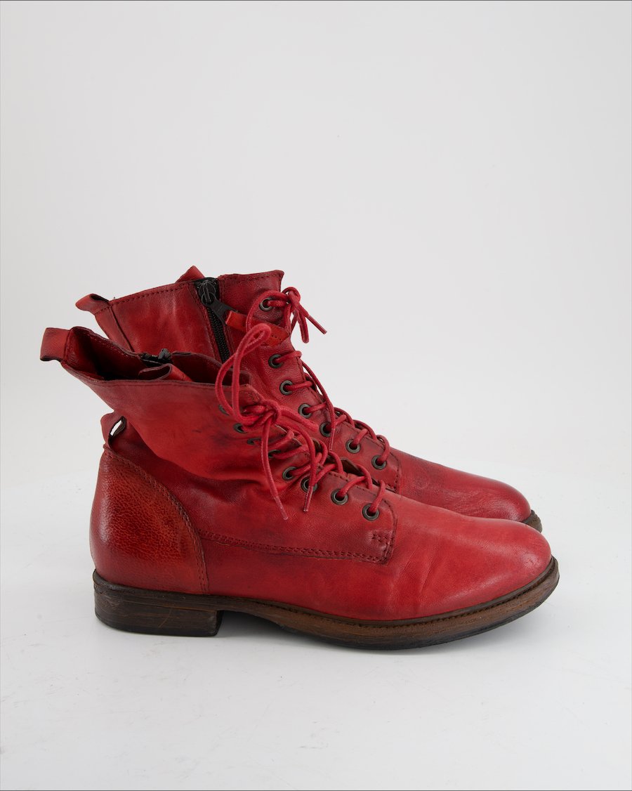 Mjus Ankle Boots Leather Red Eu 41