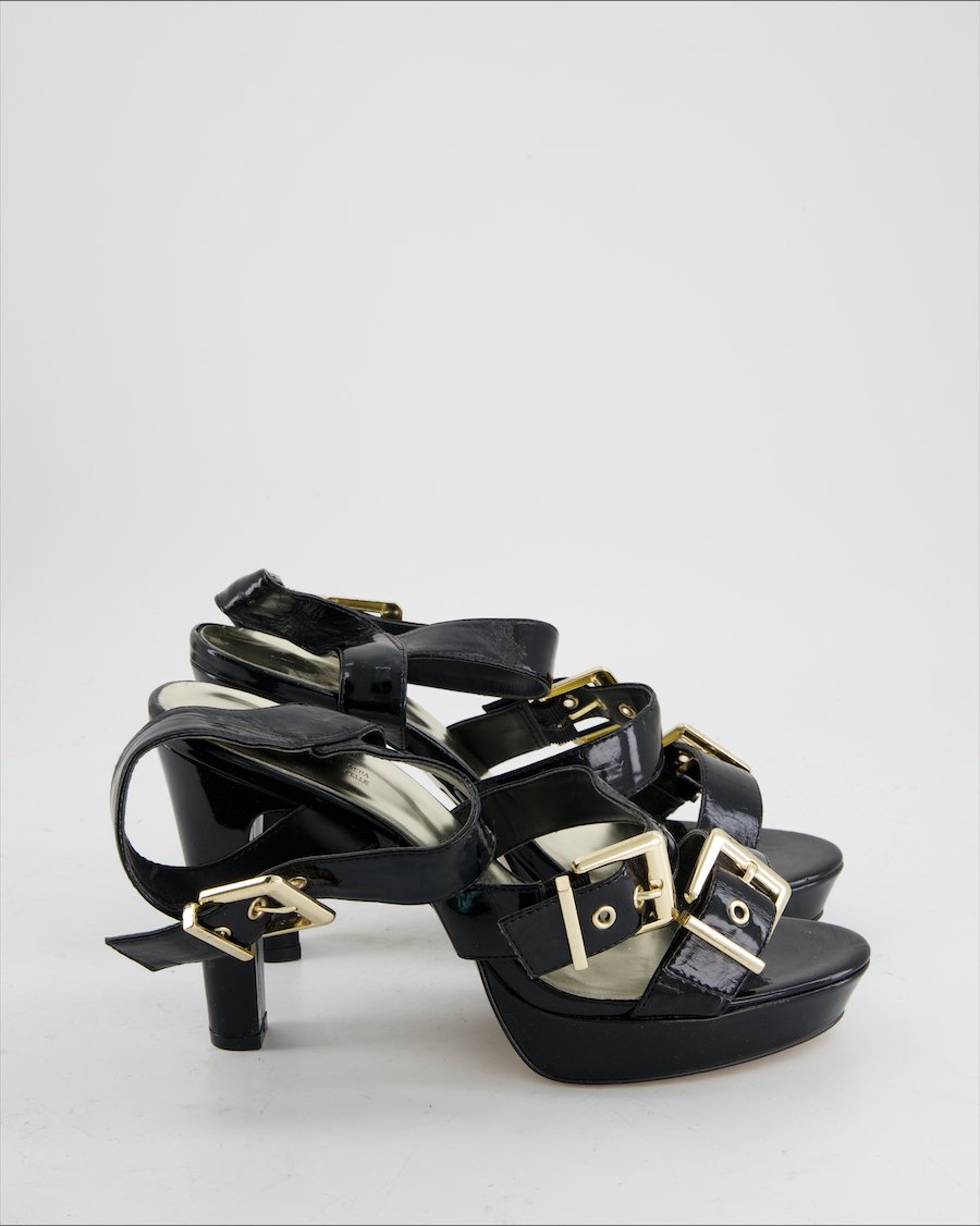 Alesya Heels Leather Black Eu 41