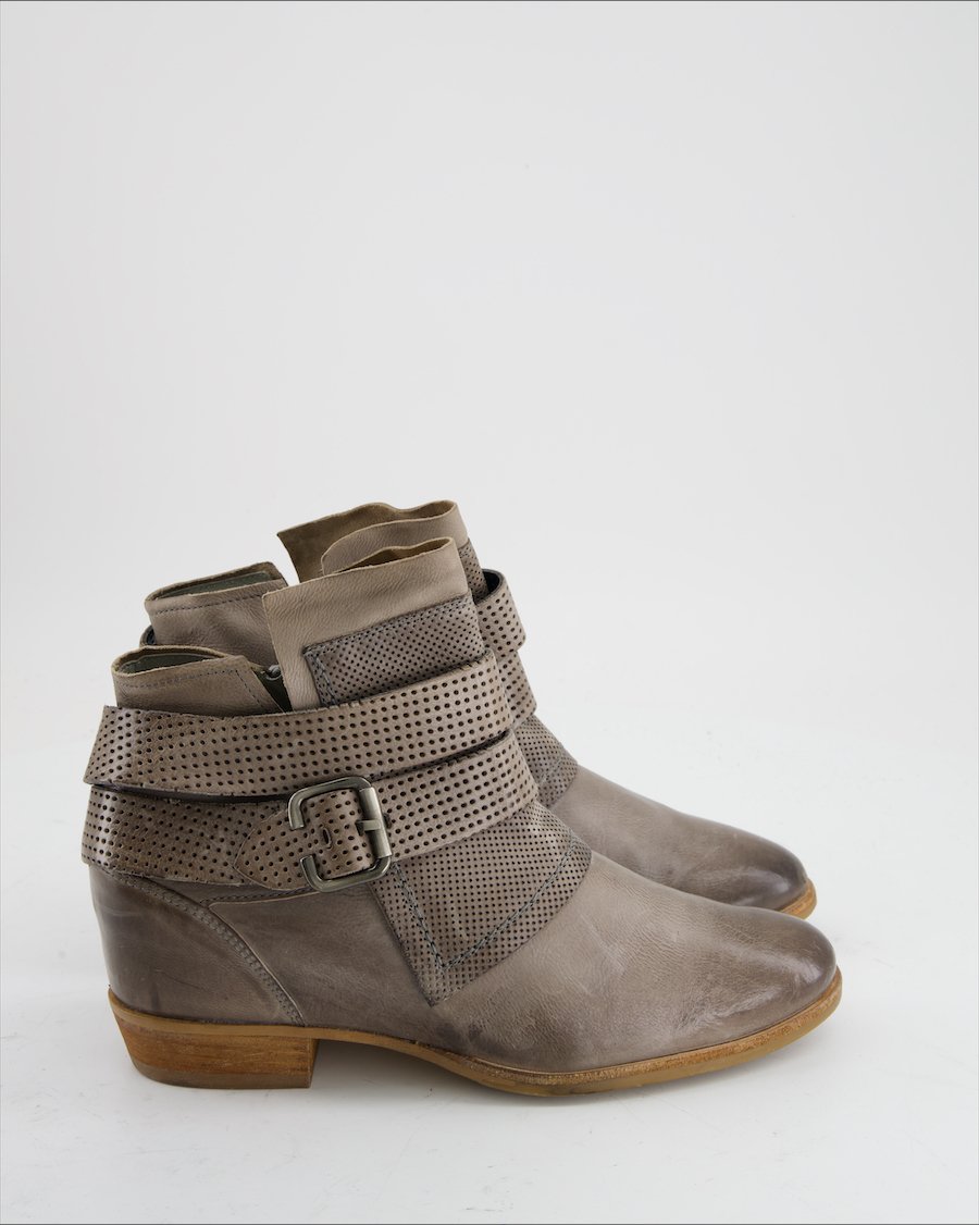 Paul Green Ankle Boots Leather Grey Eu 36.5