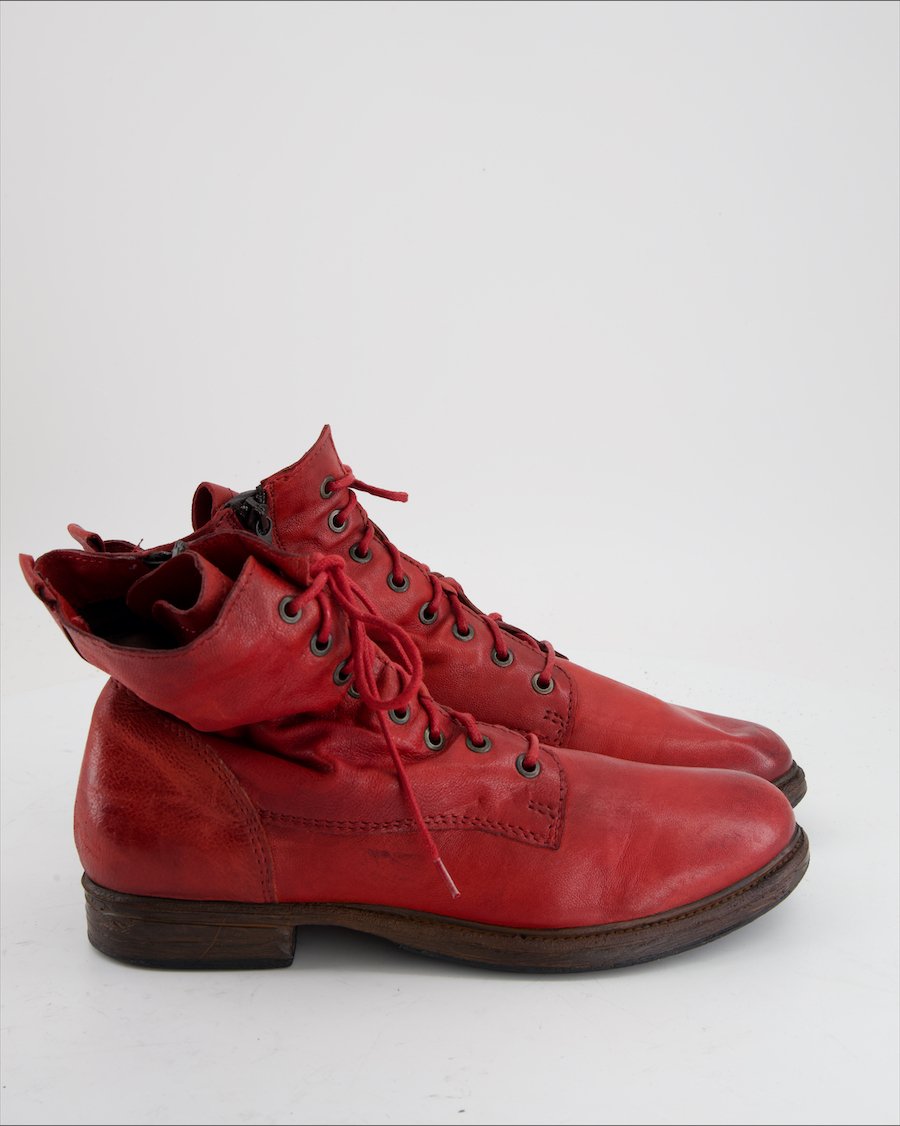 MJUS Ankle Boots Leather Red Eu 41