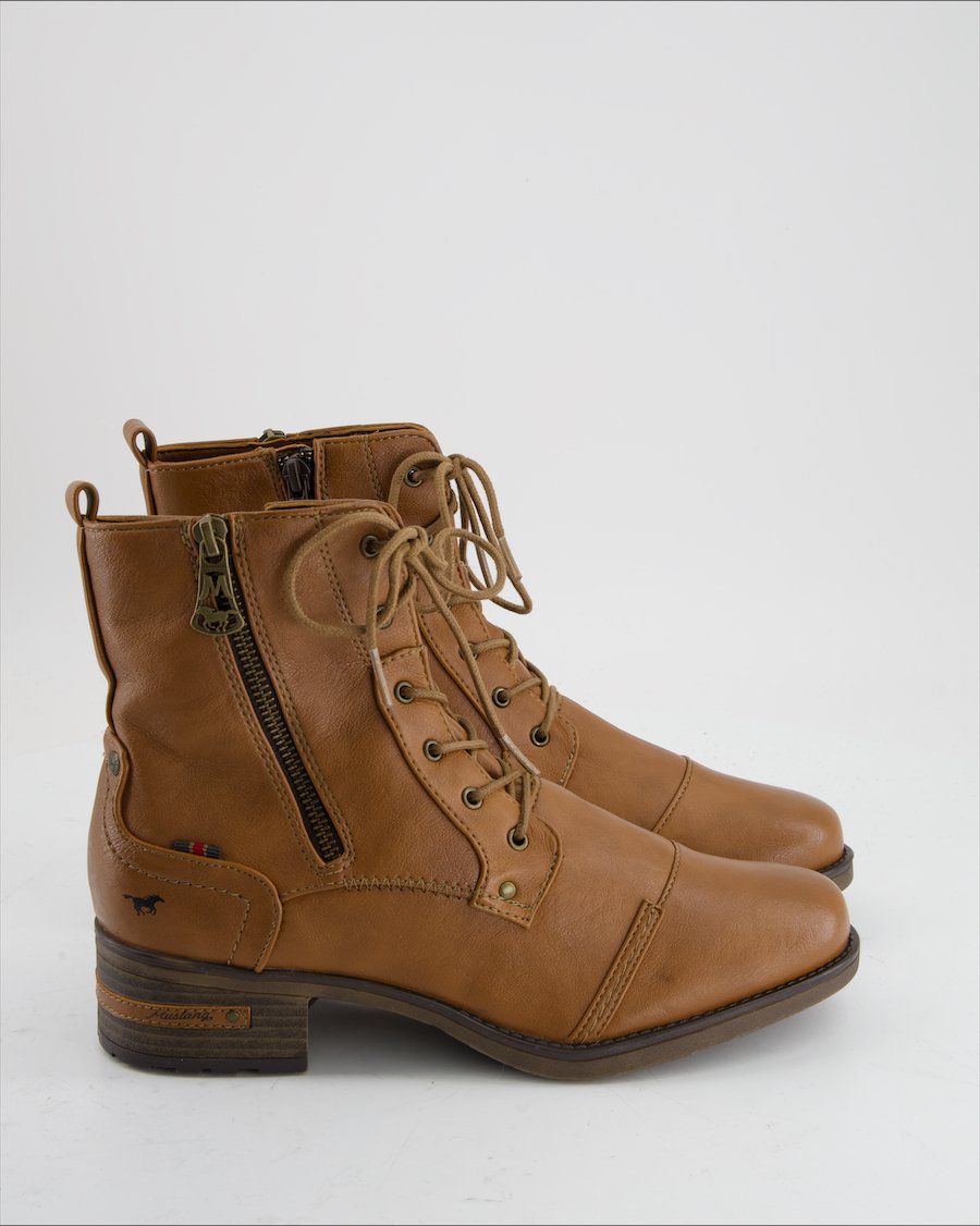 Mustang  Ankle Boots Leather Camel Eu 40