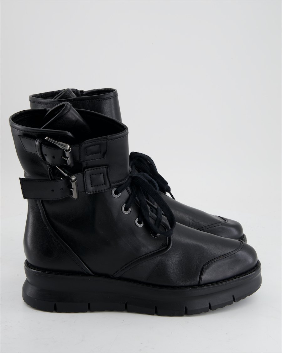 Geox Ankle Boots Leather Black EU 39.5