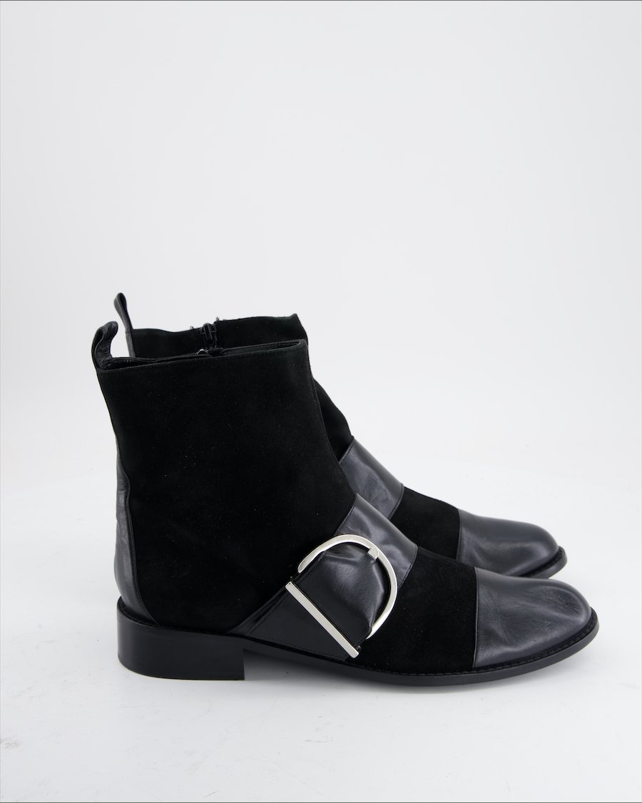 Heine Ankle Boots Suede Black EU 41