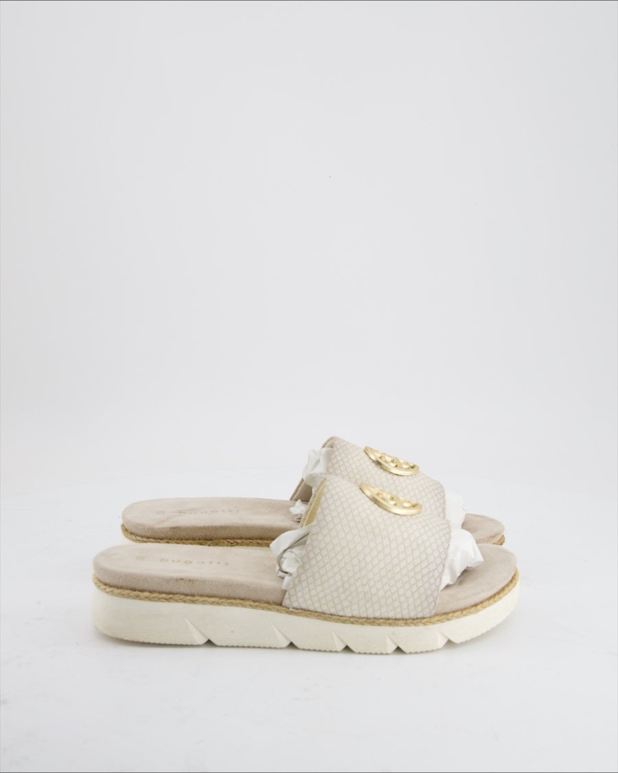 Bugatti Sandals Leather Beige Eu 39