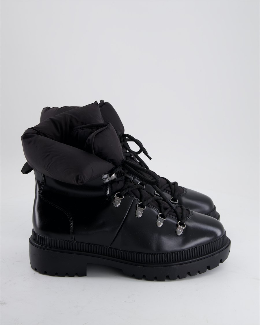 H&M Ankle Boots Leather Black Eu 41