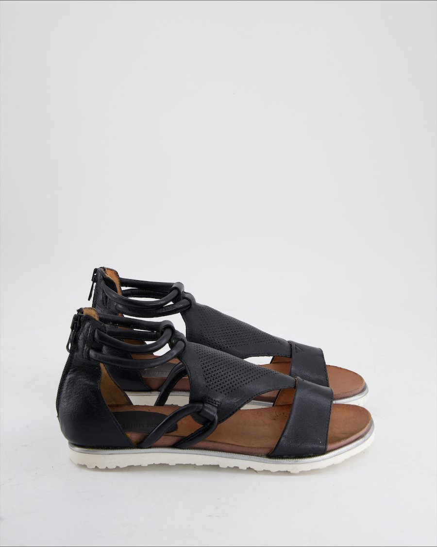 Rockgewitter Sandals Leather Black Eu 39