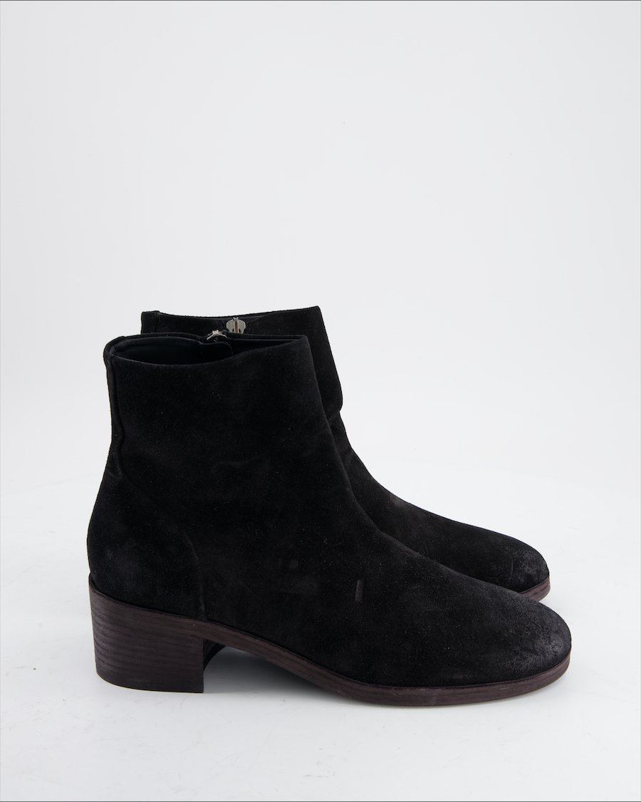 Vince. Ankle Boots Suede Black Eu 37.5