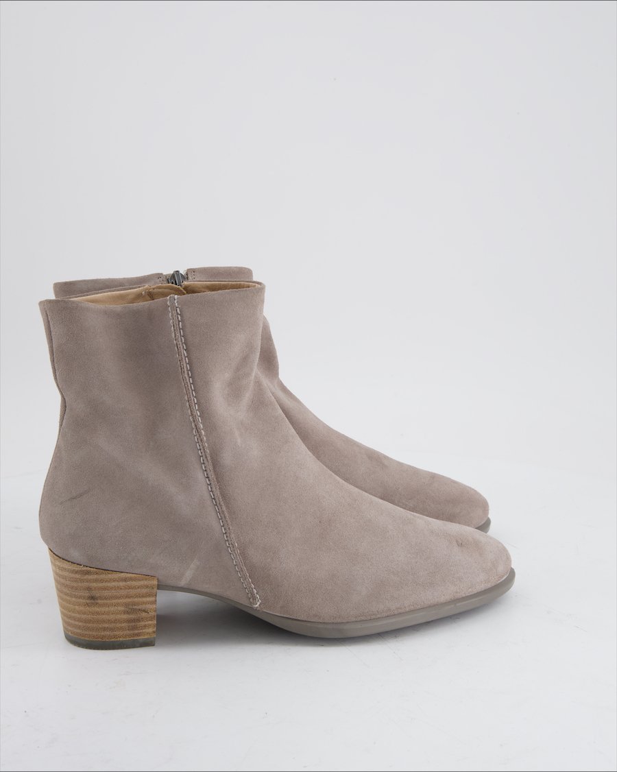 Ecco Ankle Boots Suede Grey Eu 38