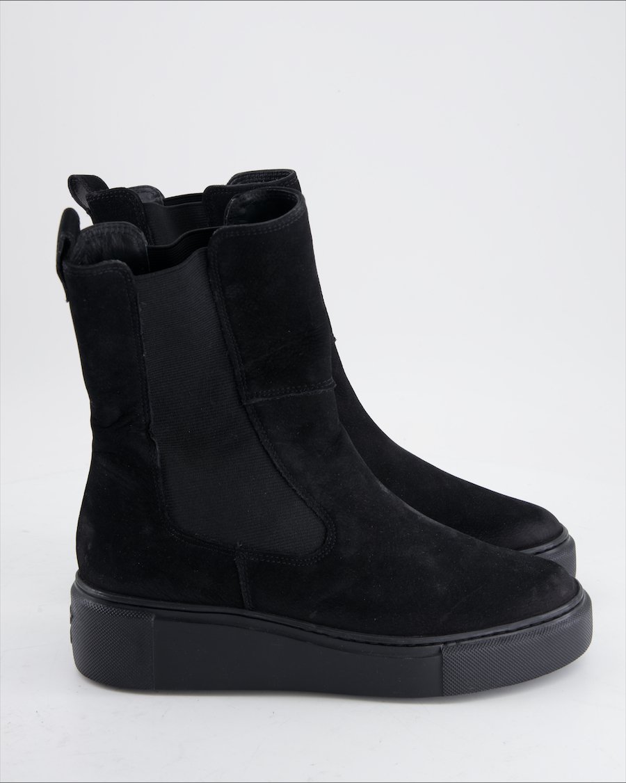 Paul Green Ankle Boots Suede Black Eu 38