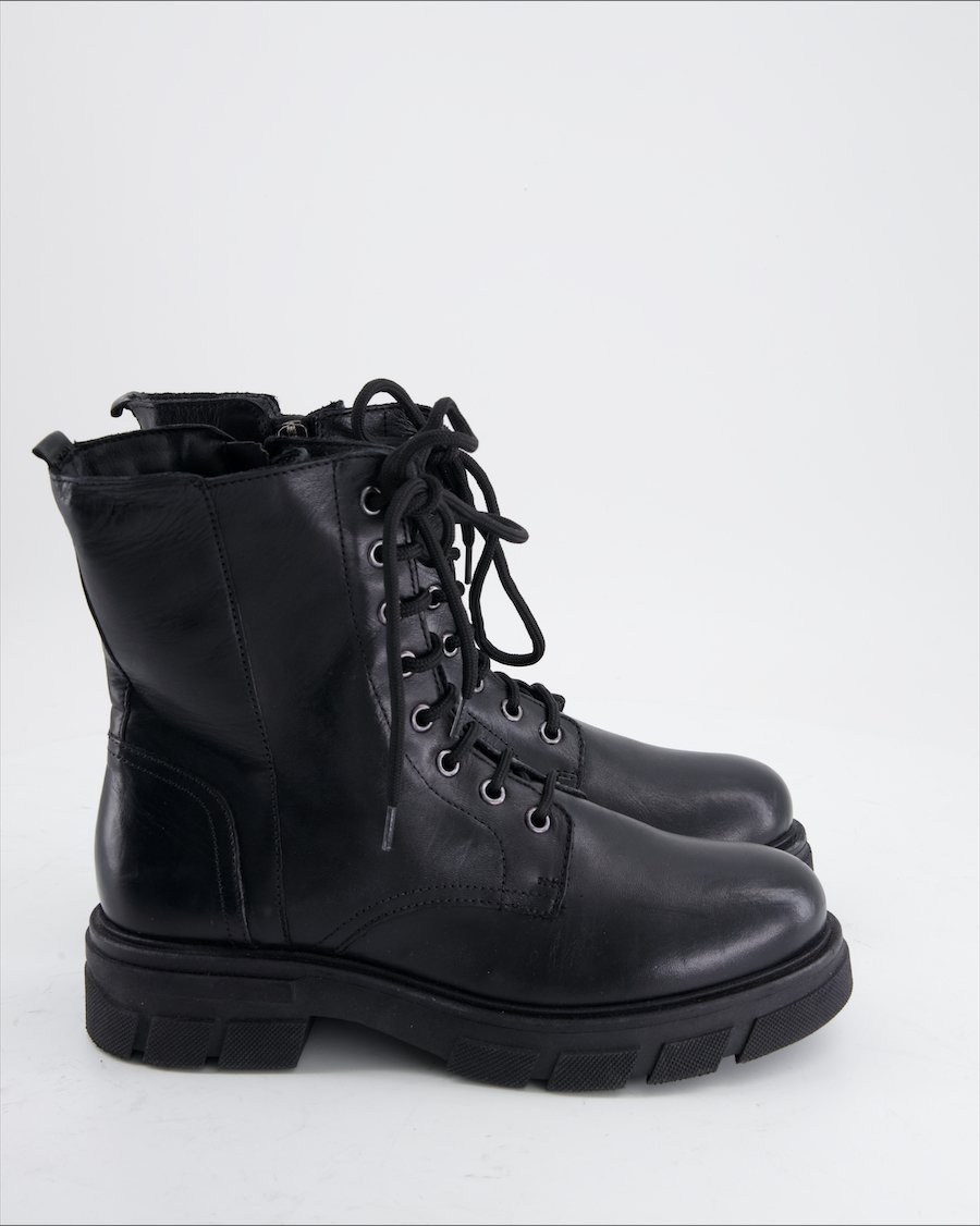5Th Avenue Ankle Boots Leather Black Eu 38
