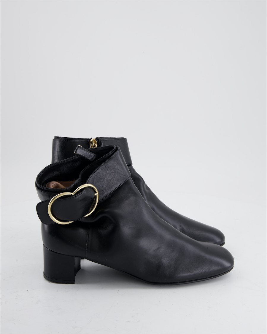 Bally Ankle boots Leather Black Eu 38.5