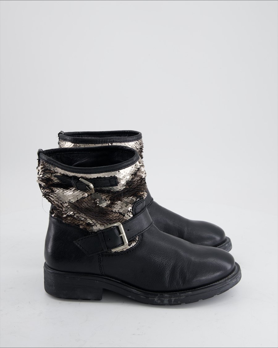 Navyboot  Ankle Boots Leather Black Eu 36