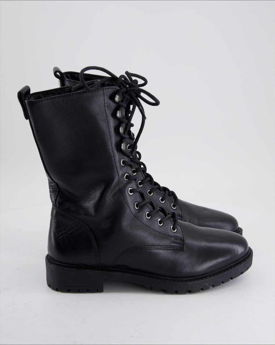5th Avenue Ankle Boots Leather Black