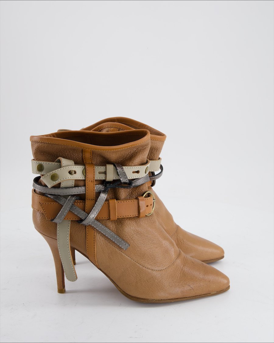 Boss Orange Ankle boots Leather Camel