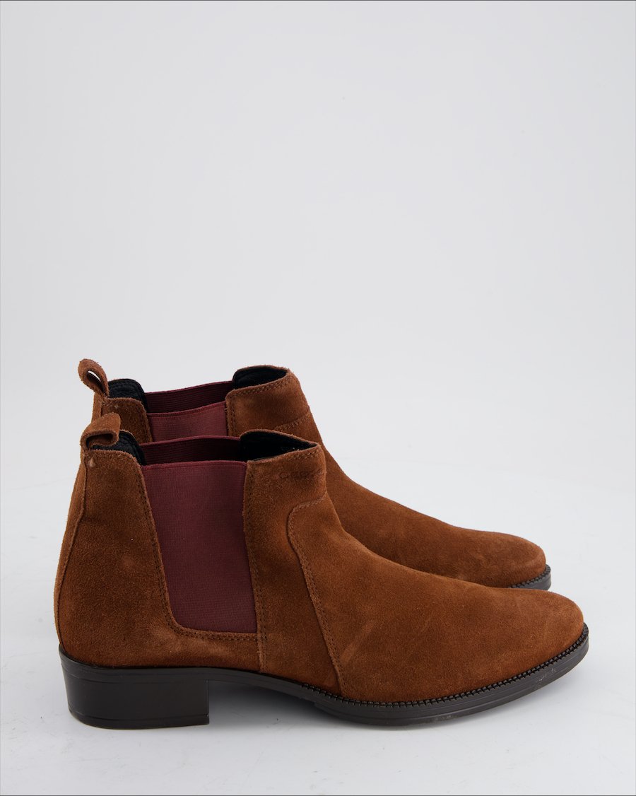 Geox Ankle Boots Suede Brown Eu 37