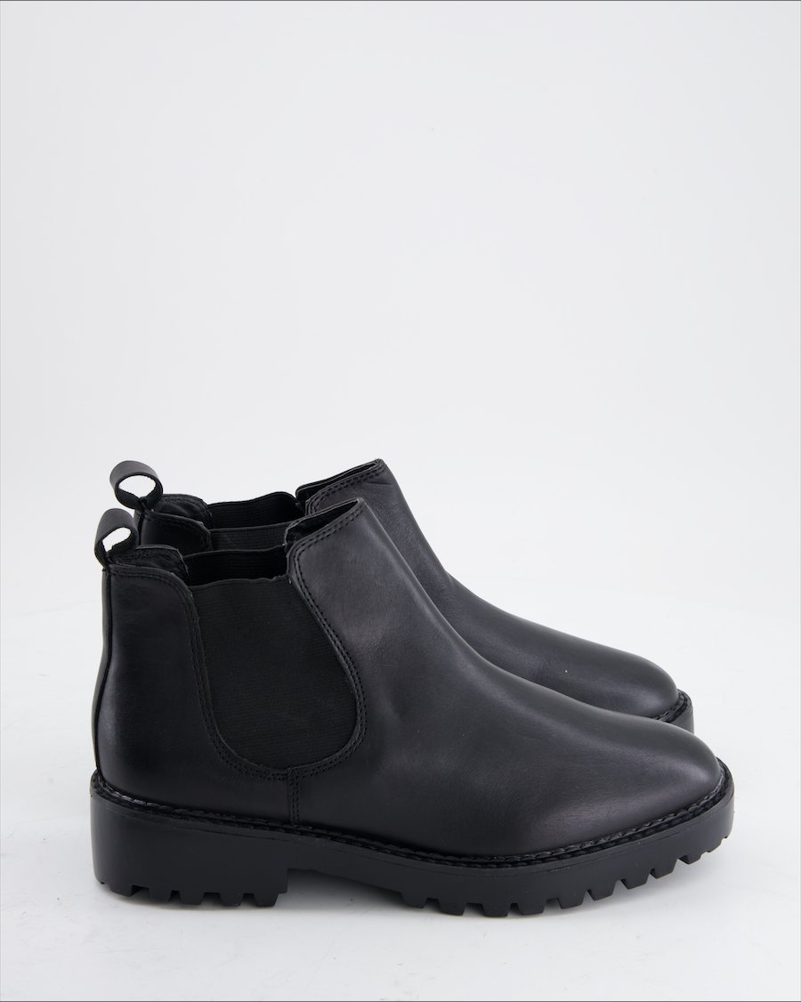 Pier One Ankle Boots Leather Black Eu 37