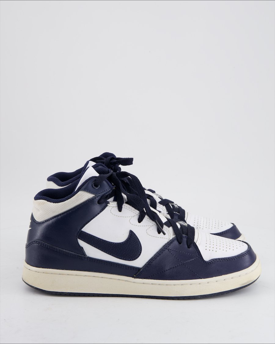 Nike Proirity Mid Trainers Leather Blue EU 40