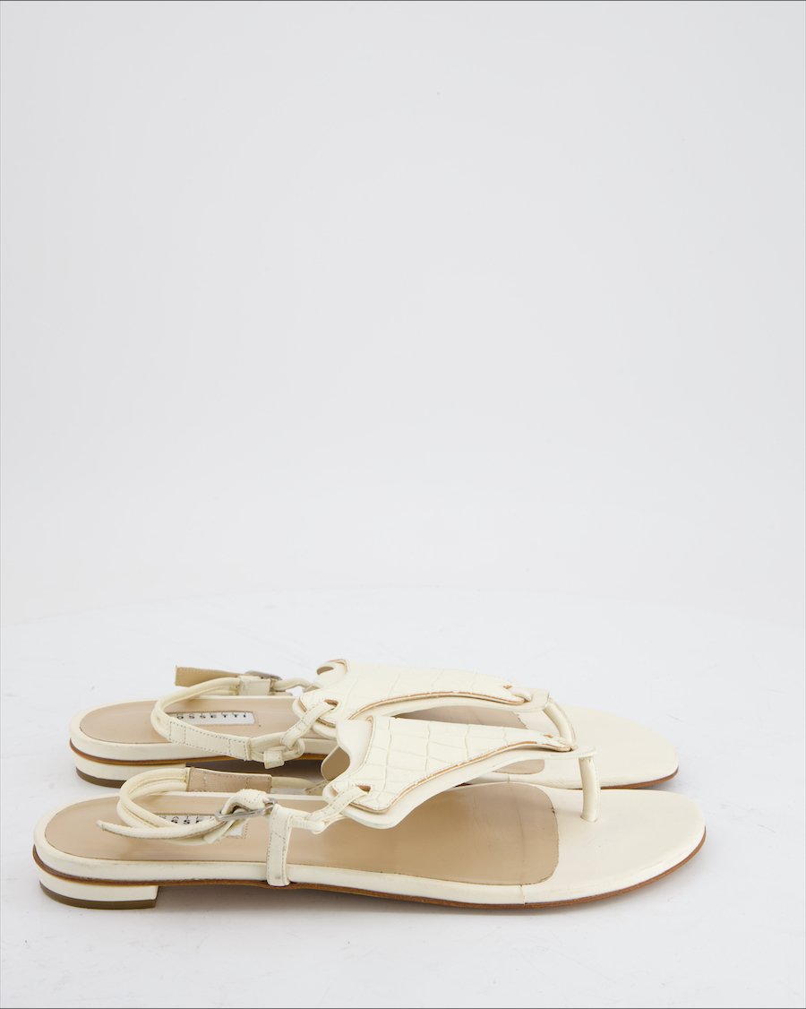 Fratelli Rossetti Sandals Leather White EU 39.5