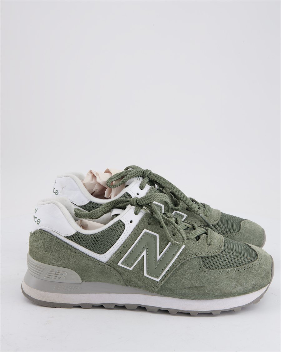 New Balance 574 Trainers Suede Green Eu 40