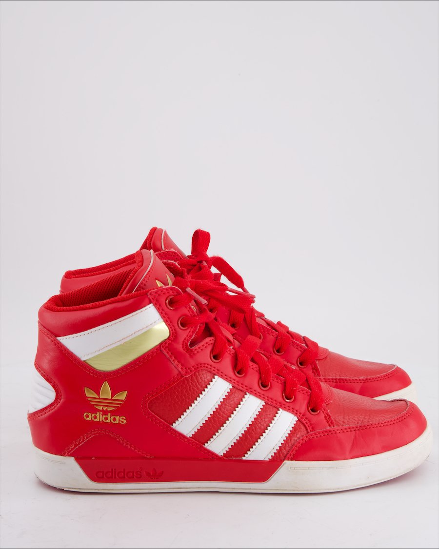 Adidas Trainers Leather Red Eu 40