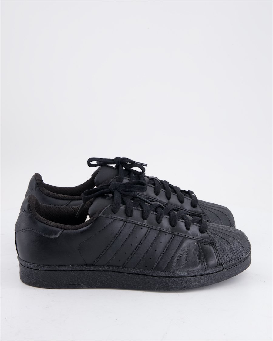 Adidas Trainers Leather Black Eu 40.5