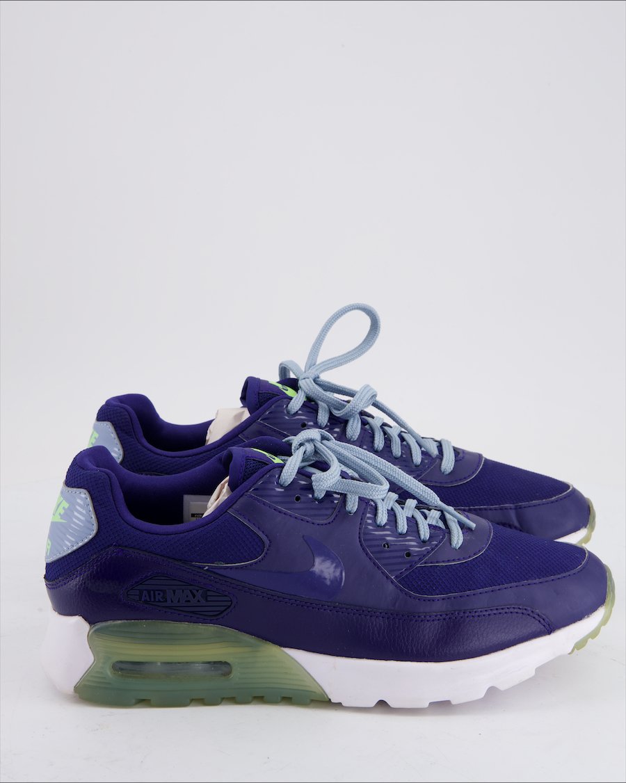 Nike Air Max Trainers Leather Blue Eu 40