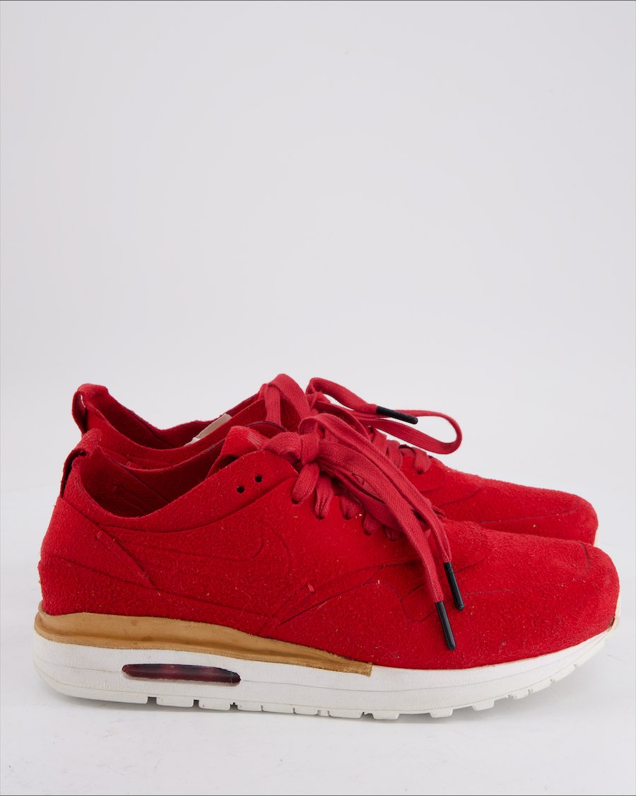 Nike Air Max 1 Trainers Suede Red Eu 40.5