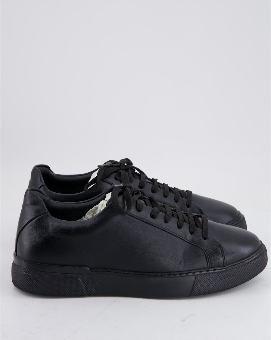 Zara Trainers Leather Black Eu 41