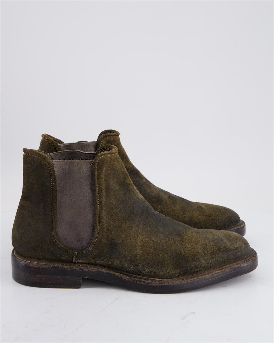 Keep Originals Ankle Boots Suede Khaki Eu 40