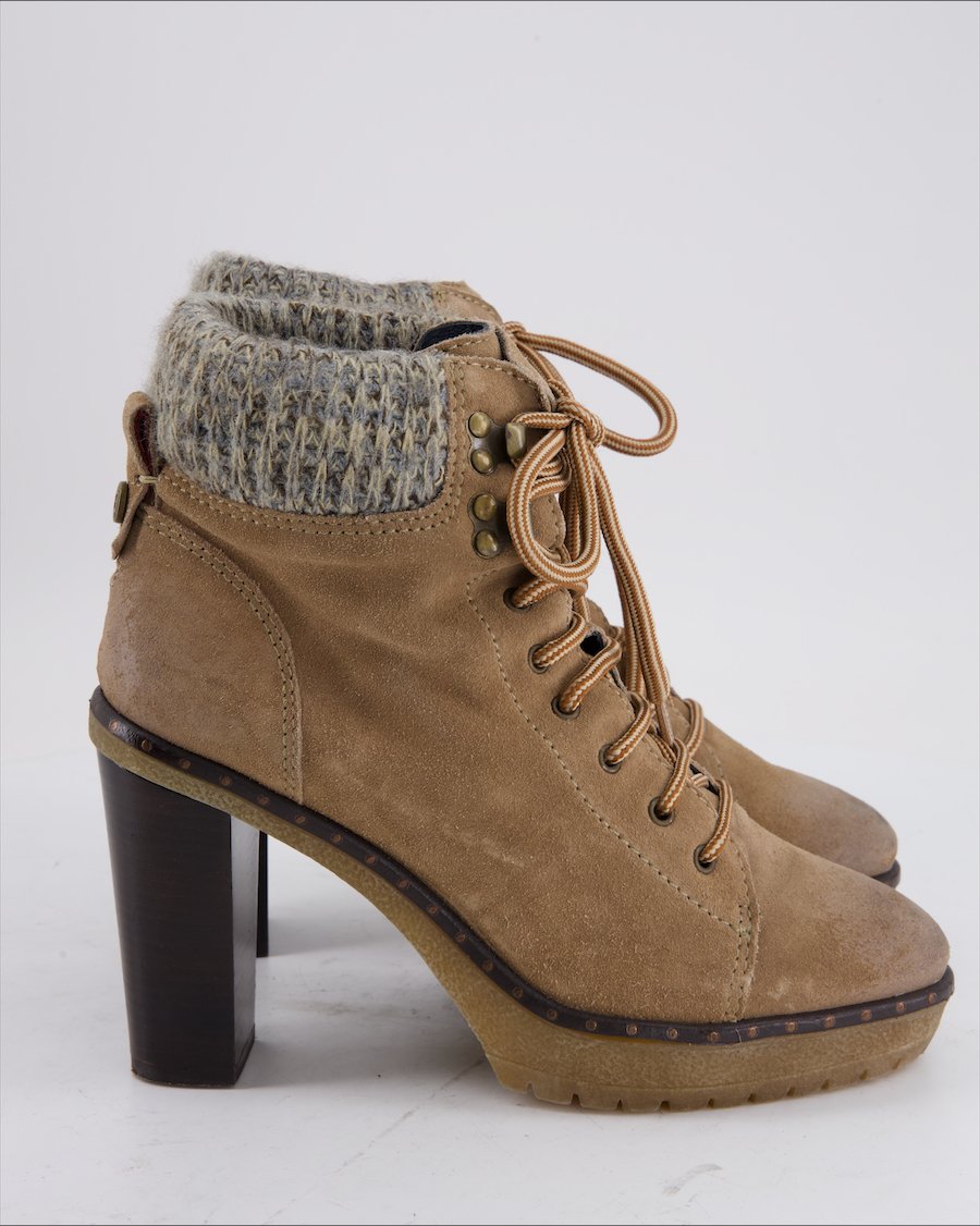 Hilfiger Denim Ankle Boots Suede Brown Eu 39
