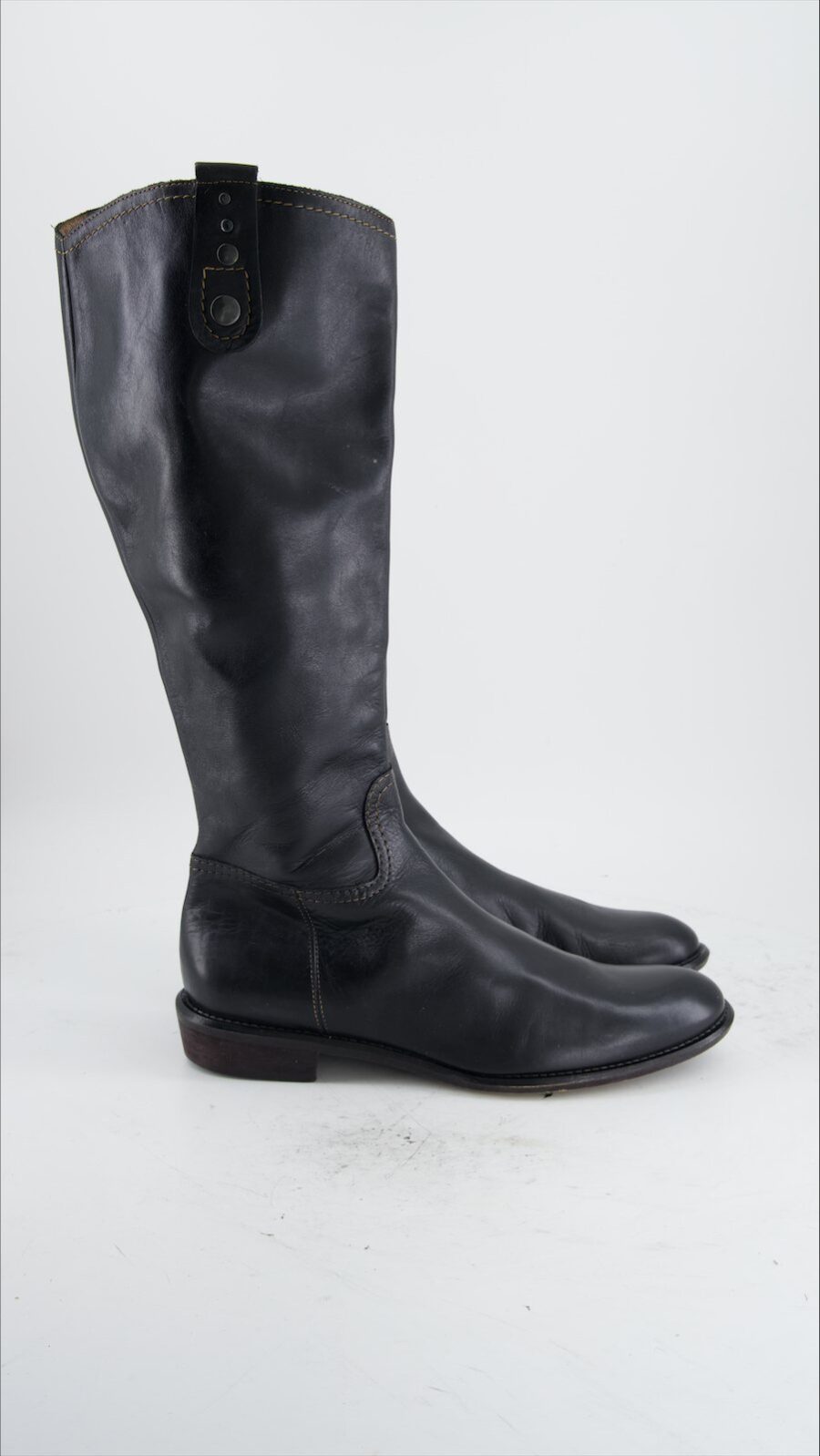 Donna Carolina Boots Leather Black Eu 40