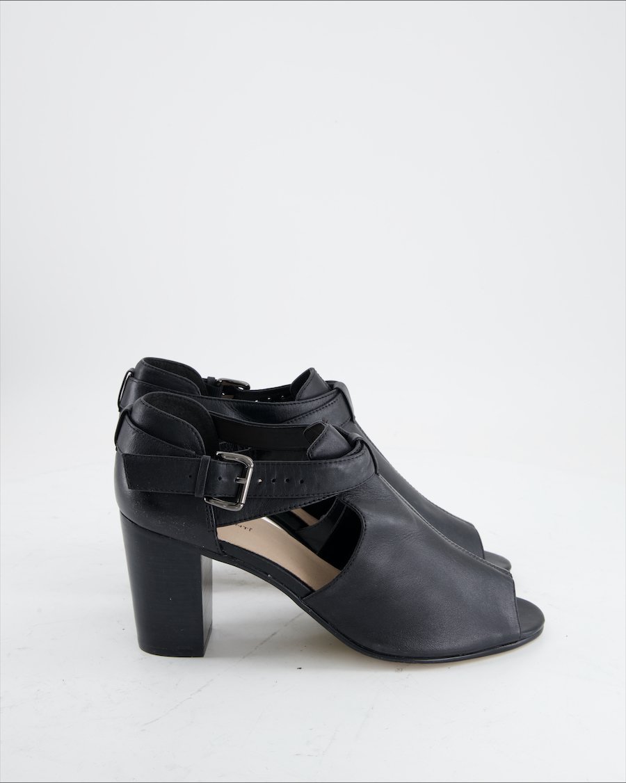 Roberto Santi Heels Leather Black Eu 40