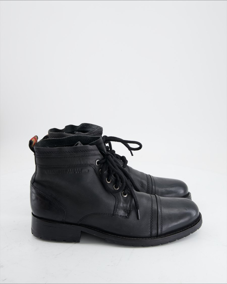 Pepe Jeans Ankle Boots Leather Black Eu 40