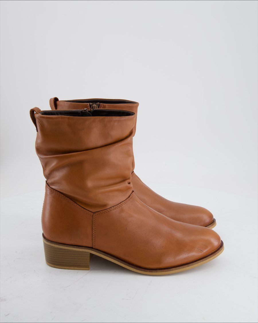 5th Avenue Ankle Boots Leather Brown Eu 40