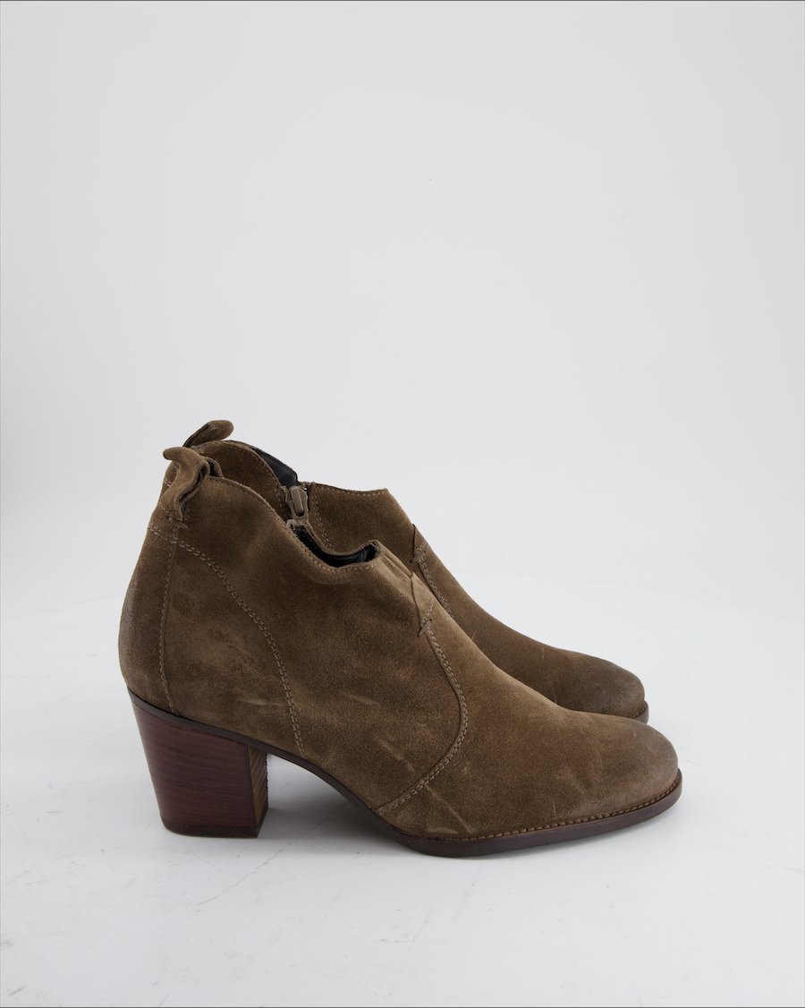 Paul Green Ankle Boots Suede Brown Eu 40