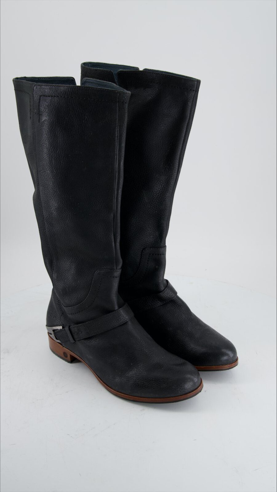 UGG Ankle Boots Leather Black Eu 40 - immagine 3