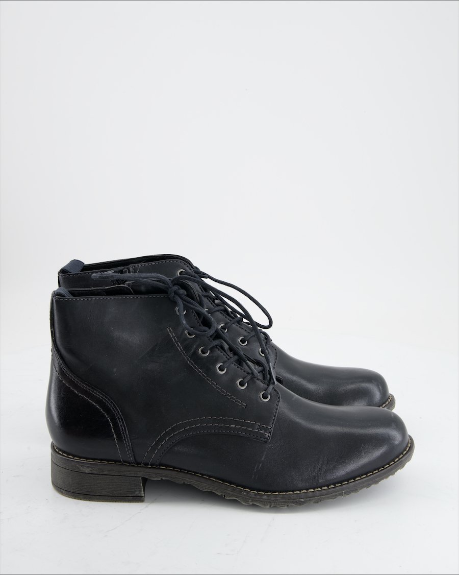 5th avenue Ankle boots Leather Black Eu 40