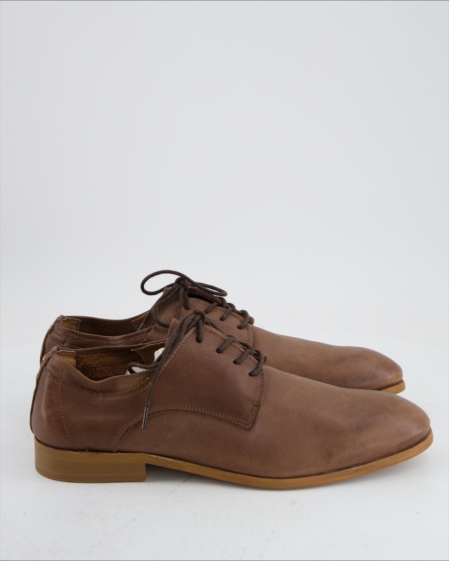 Roberto Santi Flats Leather Brown Eu 42