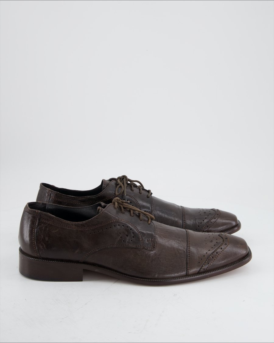 Max Flats Leather Brown Eu 42