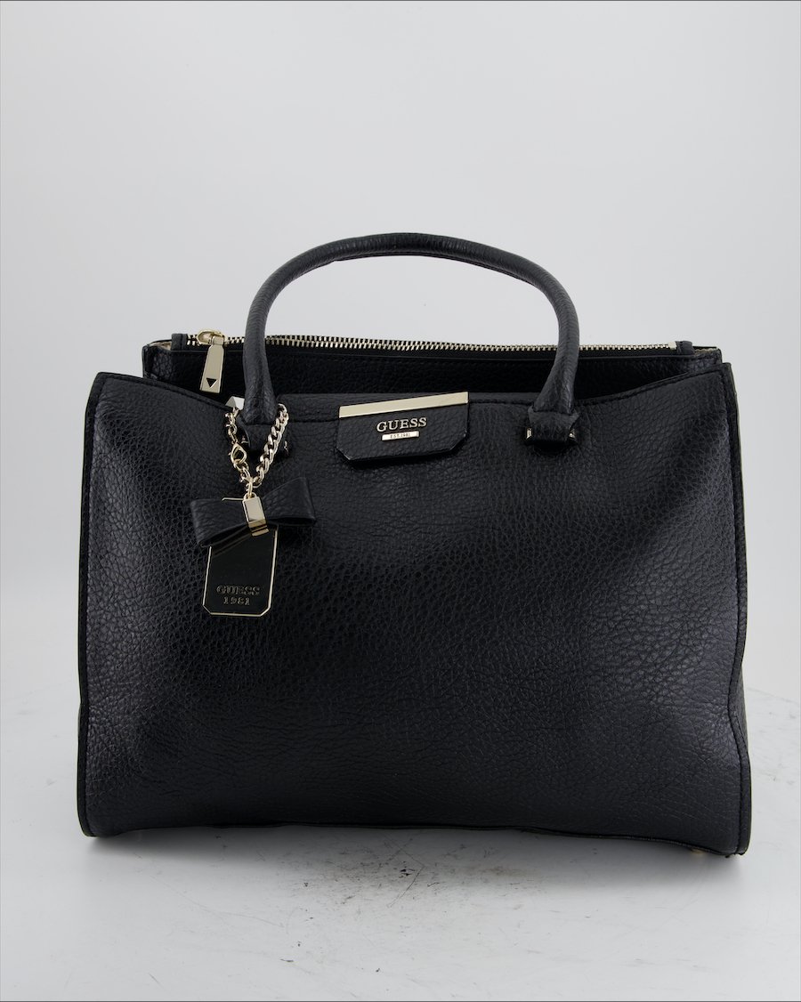 Guess shoulder bag Leather Black
