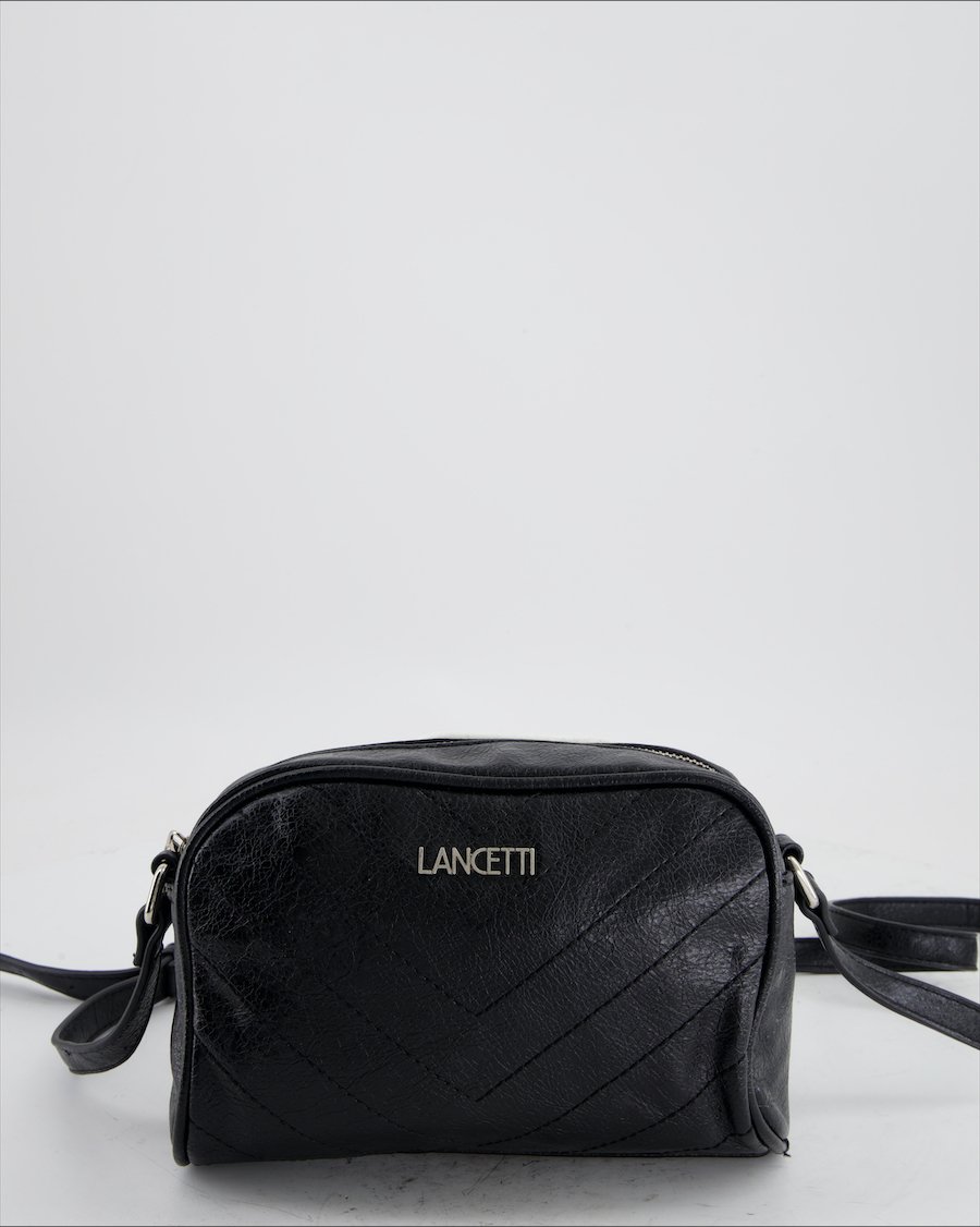 Lancetti Crossbody Polyutherane Black