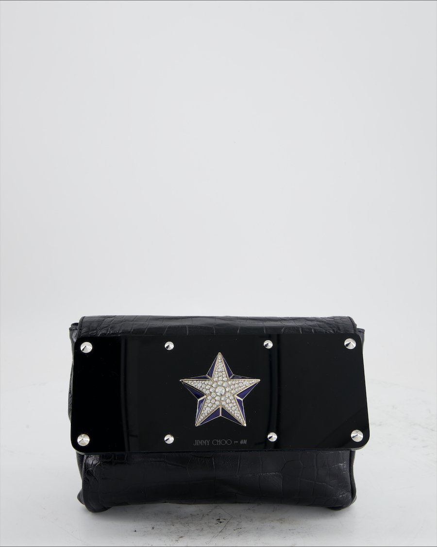 JIMMY CHOO X H&M Handbag Leather Black
