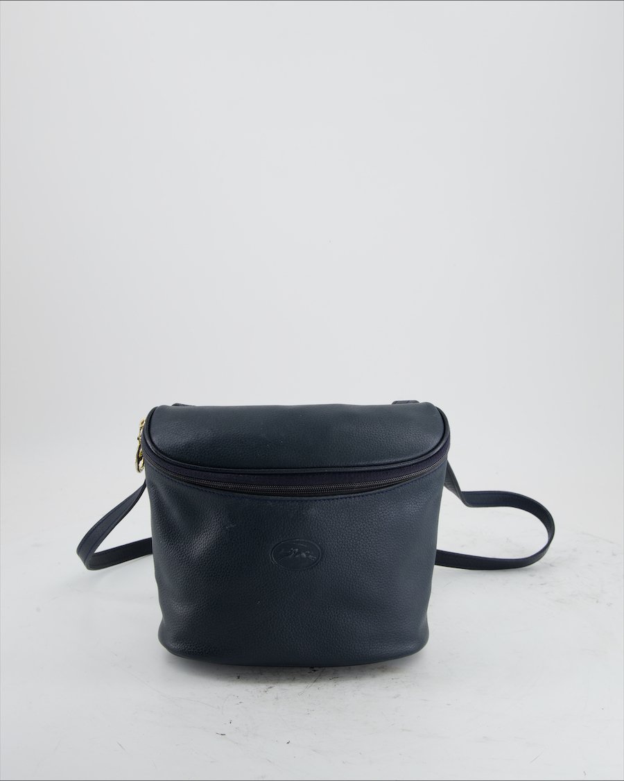 Longchamp Crossbody Bag Leather Blue