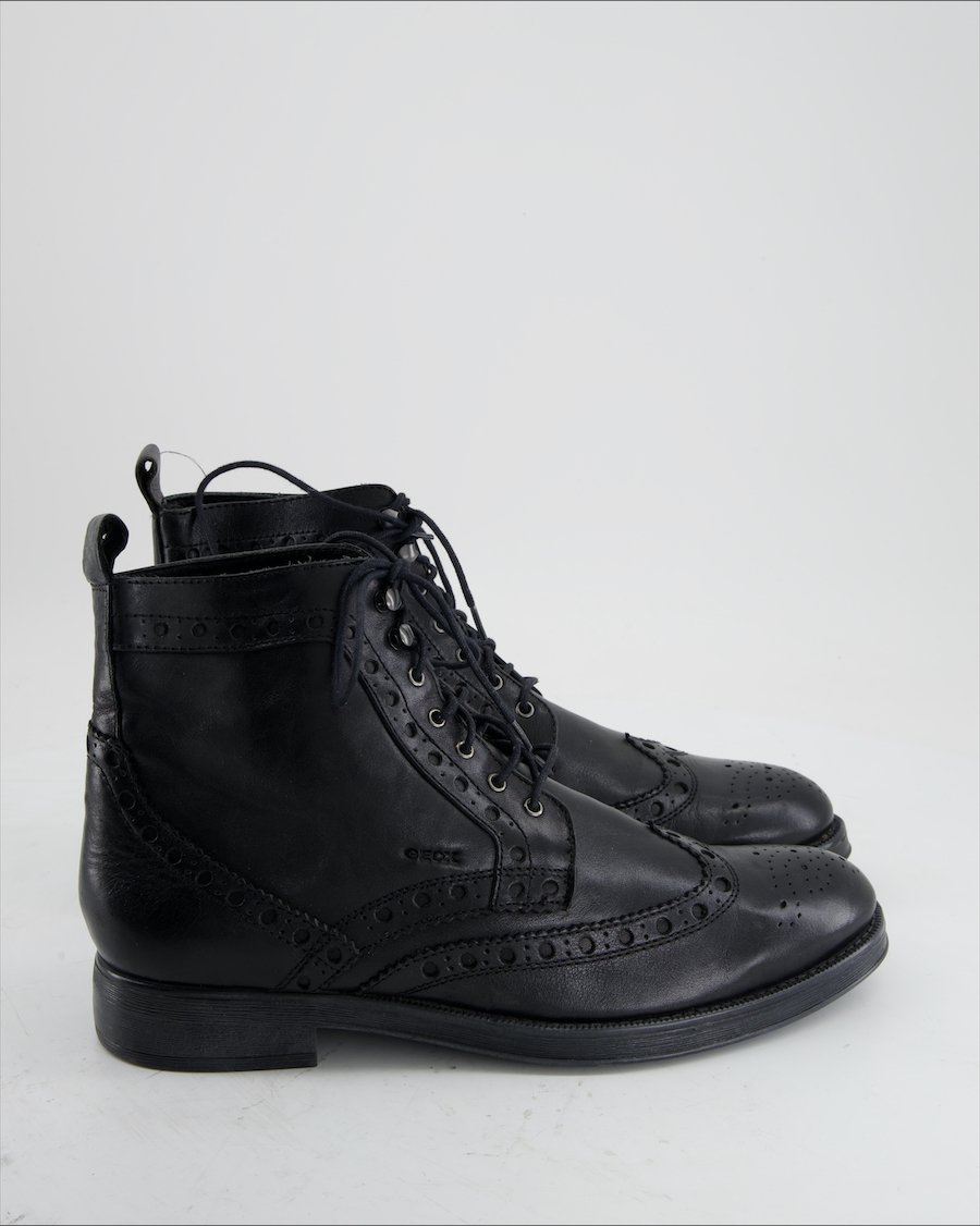 Geox Ankle Boots Leather Black Eu 42