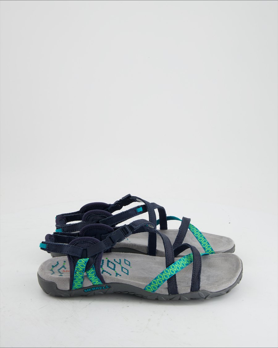 Merrell Sandals Leather Blue Eu 40
