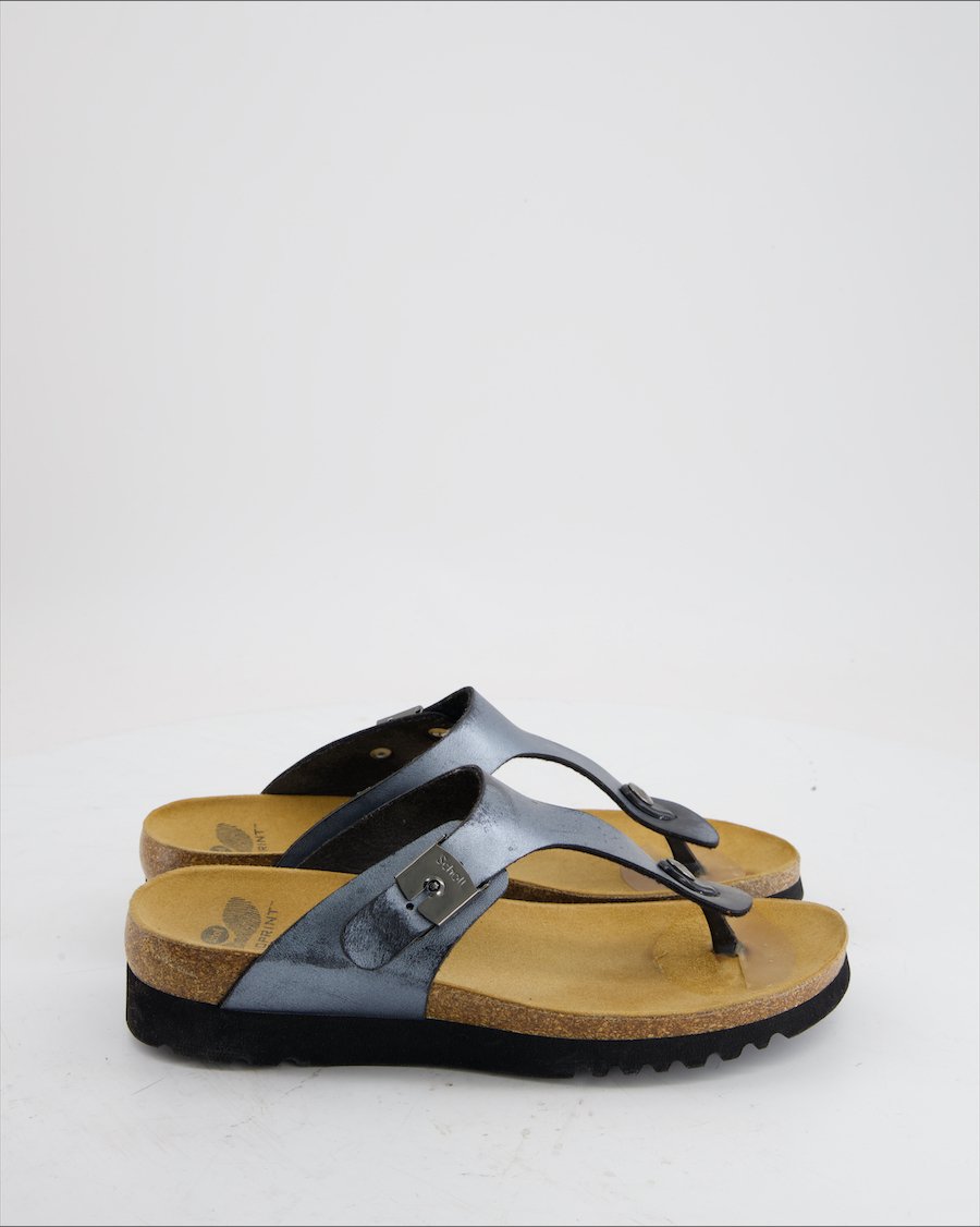 School Sandals Leather Blue Eu 40