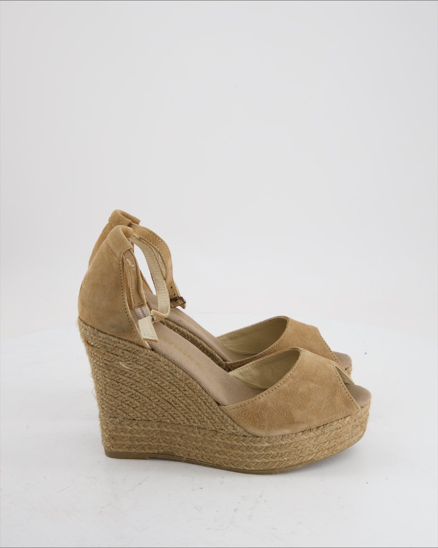 Espadrilles Sandals Suede Brown Eu 40