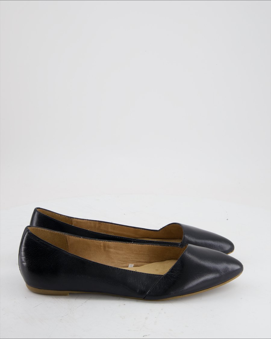 5th Avenue Flats Leather Black Eu 40